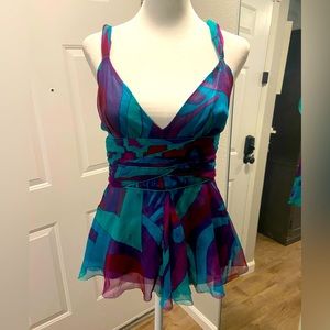Beautiful chiffon strapless top